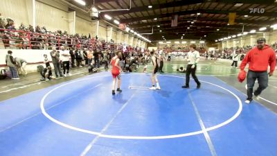 85 lbs Consi Of 4 - Terran Sutherlin, Durango WC vs Lucas Simpson, Meeker