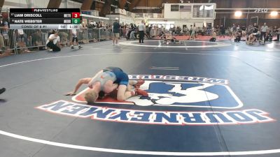 130 lbs Consi Of 8 #1 - Liam Driscoll, Metrowest United vs Nate Webster, Merritt Island High School