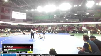 120 lbs 3rd Place Match - Justus Briggs, Meridian vs Tyler Irish, Rocky Mountain