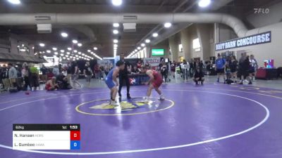 62 kg Semis - Nate Hansen, Norse Wrestling Club vs Lean Jeffrey Gumboc, Hawaii