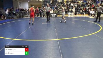 121 lbs Semifinal - Ethan Rivera, Lake Highland Prep-FL vs Karson Brown, St. Edward-OH