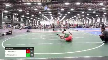 132 lbs Rr Rnd 1 - Isaac Thornton, Ragin Raisins Catawba vs Freddy Pimental, Doughboy