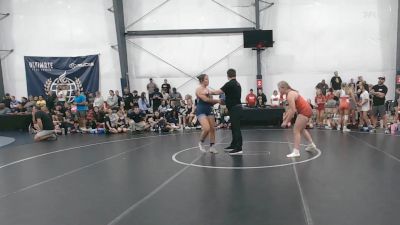 76 kg Semifinal - Amelia Soltis, Badger Girls Elite - W vs Remington LaFlamme, Wyoming Seminary - W
