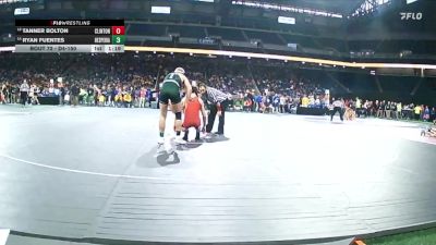 D4-150 lbs Champ. Round 1 - Ryan Fuentes, Hesperia vs Tanner Bolton, Clinton