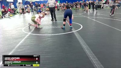 130 lbs Finals (2 Team) - Jayse Lowther, Ohio Gold 10k vs Kansas Laishley, CP Elite