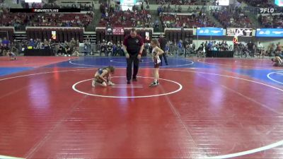 70 lbs Semifinal - Layla Savaria, Heights Wrestling Club vs Collins Flaten, Glasgow Wrestling Club