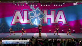High Power Elite - Lightning [2025 L2 Junior - Flex - D2 Day 1] 2025 Aloha Gatlinburg Showdown