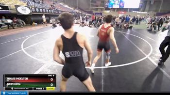 132 lbs Cons. Round 2 - John King, IA vs Travis Moelter, WI