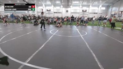 80 lbs Round 3 (10 Team) - SJ Gilliam, CrossRoads Wrestling vs Colson Long, Phoenix