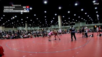 155 lbs Placement Matches (8 Team) - Alisha Vilar, RPA Blockbusters vs Danika Mealer, Mat Clash Beast Mode