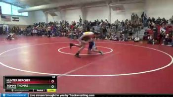 132 lbs Champ. Round 2 - Hunter Bercher, Rifle vs Tommy Thomas, Severance