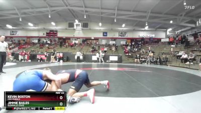 157 lbs Cons. Round 4 - Jimmie Bailes, Glenville State vs Kevin Boston, CSU-Pueblo
