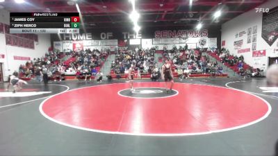 132 lbs Semifinal - James Coy, Kimberly vs Ziph Herco, Buhl