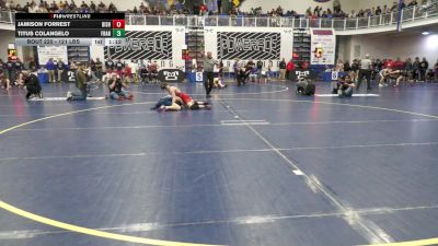121 lbs R-32 - Titus Colangelo, Franklin Regional vs Jamison Forrest, Bishop McCort