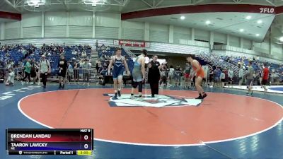 190 lbs Cons. Round 3 - Brendan Landau, IL vs Taaron Lavicky, NE