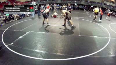 220 lbs Cons. Round 3 - Michael Smith Ll, Hastings Wrestling Club vs Jacoby Griesman, Little Jays Wrestling Club
