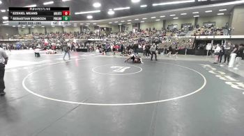 285 lbs Quarterfinal - Ezekiel Means, Fort Worth Arlington Heights vs Sebastian Pedroza, El Paso Parkland