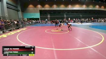 120 lbs Cons. Round 6 - Chase `RJ` Manski, Folsom vs Christian Perez, Del Oro