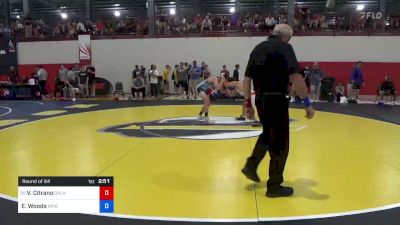 61 kg Round Of 64 - Vincent Citrano, Oklahoma vs Ethan Woods, Spire Wrestling Club