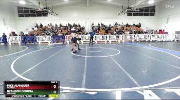 113 lbs Champ. Round 1 - Brandon Corona, Highland vs Mike Almaguer, Righetti