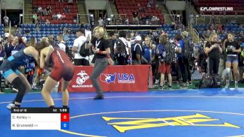 106 lbs Rnd Of 16 - Caitlyn Kelley, Wisconsin vs Rian Grunwald, Minnesota