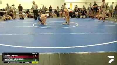 152 lbs Round 1 (4 Team) - Nicholas Kemmerer, Savage WA White vs James Canuso, Front Royal