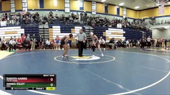 100 lbs. Cons. Round 7 - Hanna Egley, Nixa vs Dakota Harris, Tulsa Union