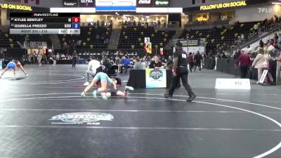 110 lbs Cons. Round 2 - Kylee Bentley, Hiram vs Izabella Frezzo, New Jersey City University