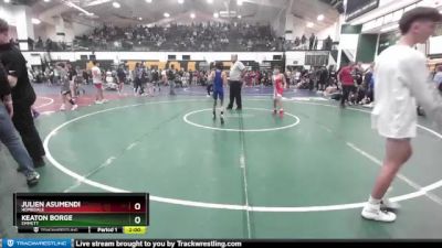 75 lbs Semifinal - Keaton Borge, Emmett vs Julien Asumendi, Homedale