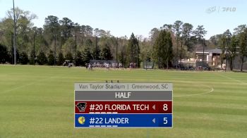 Replay: Florida Tech vs Lander | Mar 18 @ 1 PM