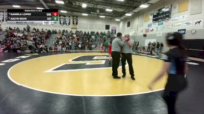 110 lbs Quarterfinal - Azlyn Silva, Cheyenne East vs Daniela Lopez, Rawlins