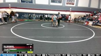 150 lbs Quarterfinal - Eli Semberg, Conroe Grand Oaks vs Tyler Pomeroy, Huntsville