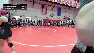 JH 102 lbs Cons. Round 6 - Lexi Ledford, CHANDLER JH vs Salma Martinez, EL RENO JH