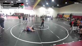 144 lbs Cons. Semi - Maddux Marquez, West Covina vs Logan Covert, San Marcos High School