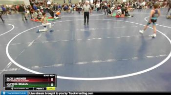 100 lbs Cons. Round 1 - Dominic Belloc, Arizona vs Jack Langner, MWC Wrestling Academy