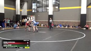 155 lbs Semifinal - Piper Zatechka, Nebraska vs Kara Kuge, Team Nazar Training Center