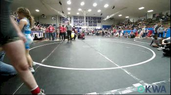 110-117 lbs Rr Rnd 5 - Madisson Lopez, Blue Devil Wrestling vs Lexi Ledford, Chandler Takedown Club