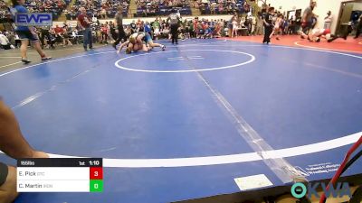 155 lbs Quarterfinal - Ethan Pick, Grove Takedown Club vs Cole Martin, IRONMEN Wrestling Club