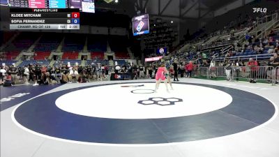 125 lbs Champ. Rd Of 128 - Kloee Mitcham, NE vs Sofia Fernandez, CA