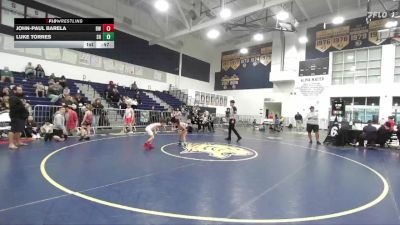 55-60 lbs Round 2 - John-Paul Barela, Barstow Wrestling vs Luke Torres, Socal Hammers