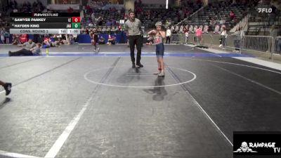 80 lbs Cons. Round 2 - Sawyer Pankey, Lawrence Elite vs Hayden King, Jaguar