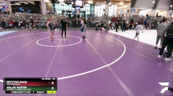 92 lbs Champ. Round 2 - Nolan Martin, Ranger 47 Wrestling Club vs Peytton Mack, Rise Wrestling