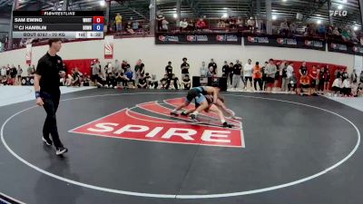 70 kg Cons. Semis - Sam Ewing, WNY RTC vs CJ Hamblin, Beaver Dam Wrestling Regional Training Center