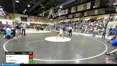 85/87 Quarterfinal - Jacob Schutza, Granite WC vs Bronson Ray, Methods Wrestling