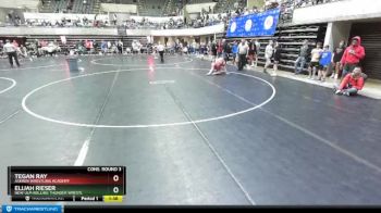 135 lbs Cons. Round 3 - Tegan Ray, Askren Wrestling Academy vs Elijah Rieser, New Ulm Rolling Thunder Wrestl