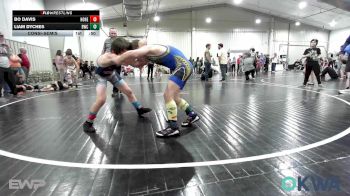 73 lbs Consolation - Bo Davis, Honey Badgers Wrestling Club vs Liam Dyches, Bartlesville Wrestling Club