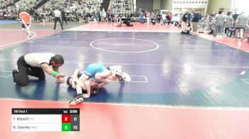 85 lbs Rr Rnd 1 - Thomas Blewitt, Triumph Trained vs Brycen Dawley, Roundtree Wrestling Academy Black