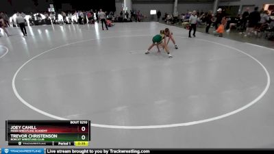 113 lbs Cons. Round 6 - Trevor Christenson, Bobcat Wrestling Club vs Joey Cahill, Moen Wrestling Academy