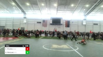 58 lbs Rr Rnd 3 - Elliana Rhodes, Shootbox WC vs Alessandra Marquez, Outlaws WC