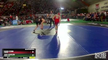 3A 182 lbs Quarterfinal - Kash Cobb, Weiser vs Sam Mahler, Fruitland